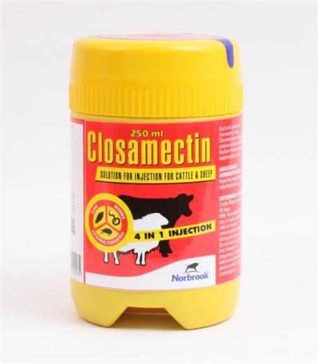  Closamectin Cattle and Sheep Injection 250ml