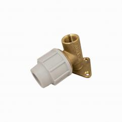 Plasson 9055 Brass Wall Plate Elbow 20mm image