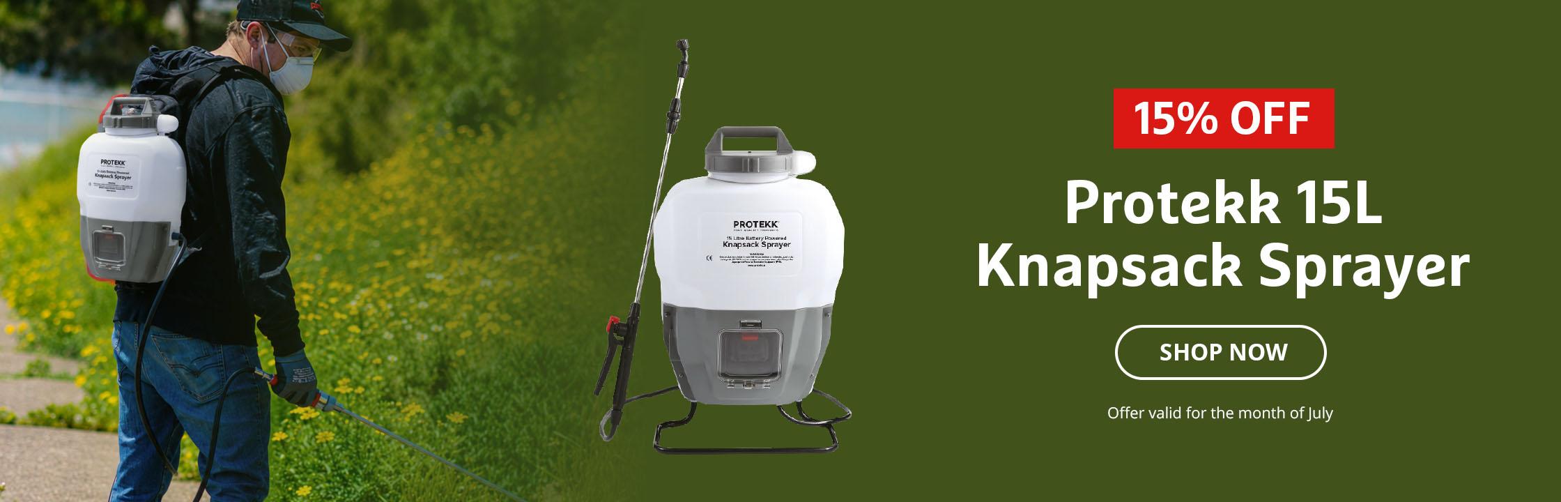 15% OFF Protekk Battery Powered Sparyer