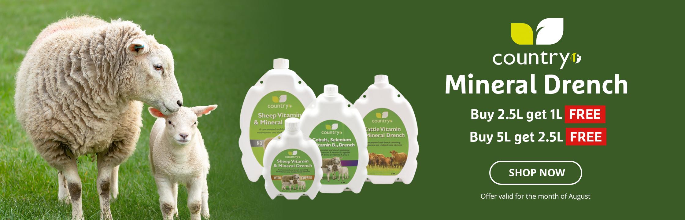 August Country Mineral Range Offer
