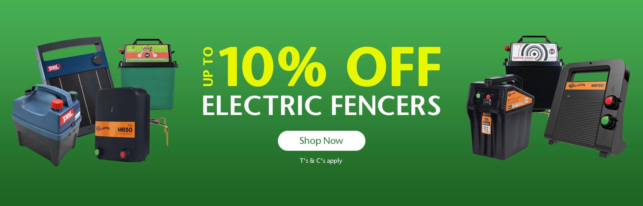 Up to 10% OFF Electric Fencing 