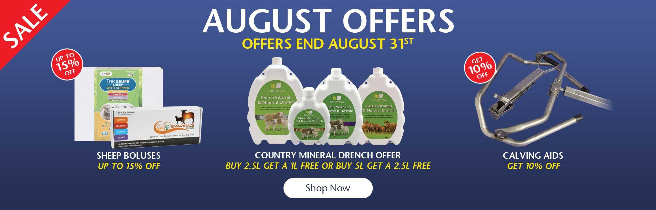 August Offers