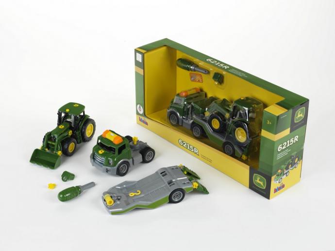  Klein 3908 John Deere Tractor & Transporter