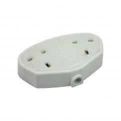 13A Twin Rubber Extension Socket image