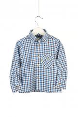 Rydale Richmond Junior Long Sleeve Check Shirt Navy/Blue image