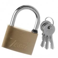 Tessi Brass Padlock Keyed Alike image