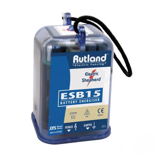  Rutland Electric Shepherd 0.05 Joule Battery Fencer -ESB15 /08