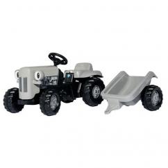Rolly Kid Little Grey Fergie Tractor with Trailer - 01494 image
