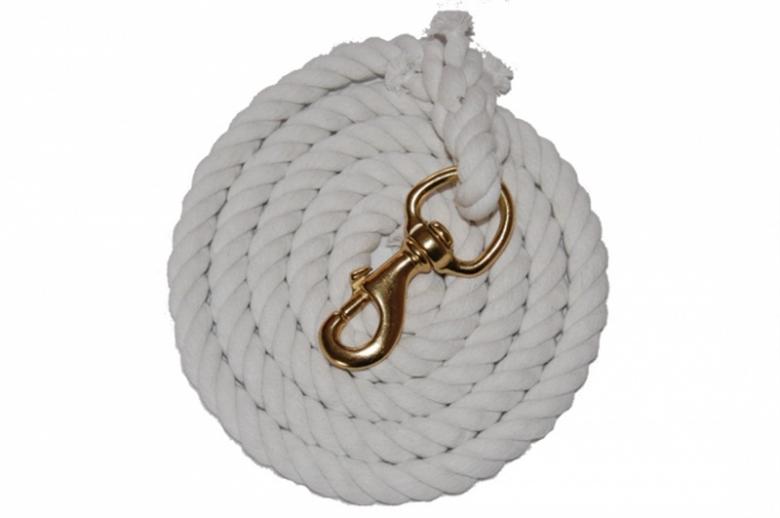  Deluxe White Cotton Lead Rope 