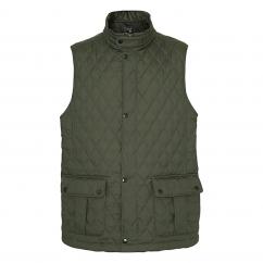 Champion Ashby Mens Diamond Quilted Bodywarmer in Olive  image