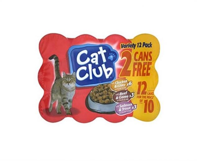  Catclub Cat Food Tins 12 Pack