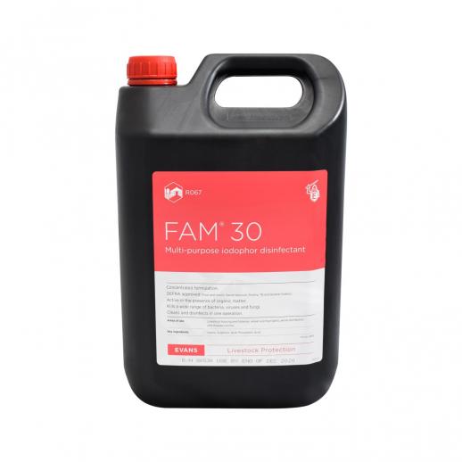  FAM 30 Iodophor Disinfectant 5L 