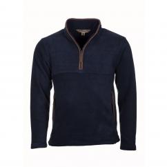 Rydale Huggate Mens 1/4 Zip Fleece Ink Navy image