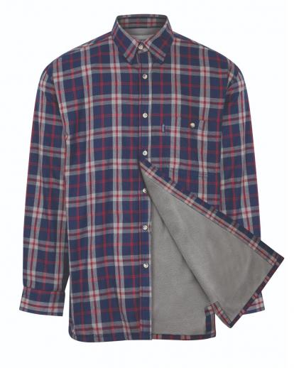  Champion Stroud Micro Fleece Lined Shirt Blue