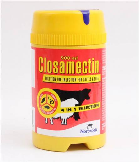  Closamectin Cattle and Sheep Injection 500ml