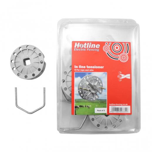  Hotline Aluminium Wire Tensioner Wheel - 3 Pack 47P29