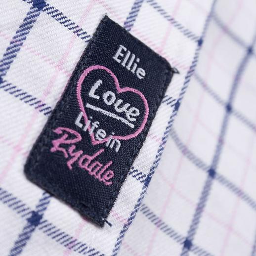  Rydale Ellie Ladies Long Sleeve Check Shirt Navy