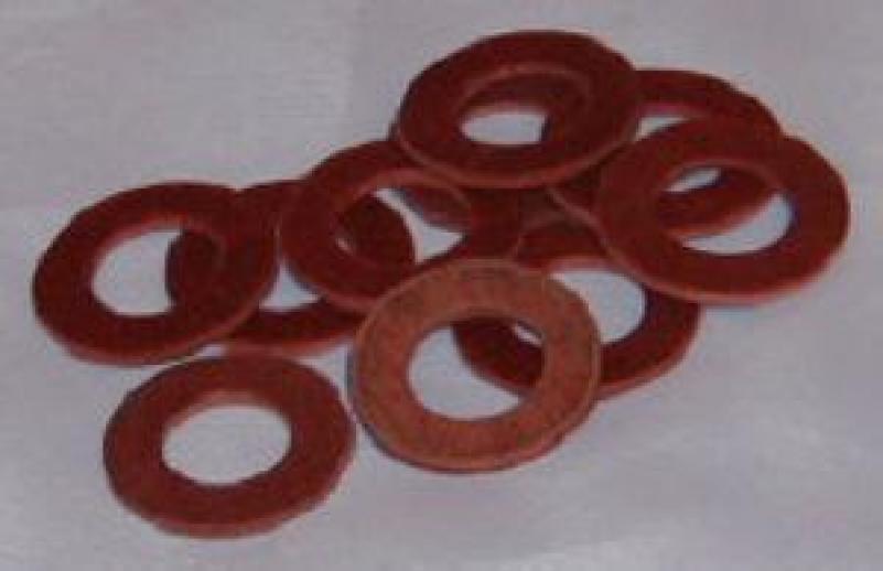  Replacement Flat Red Fibre Ball Valve Seat Washer 