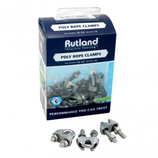  Rutland Electric Poly Rope Clamps 
