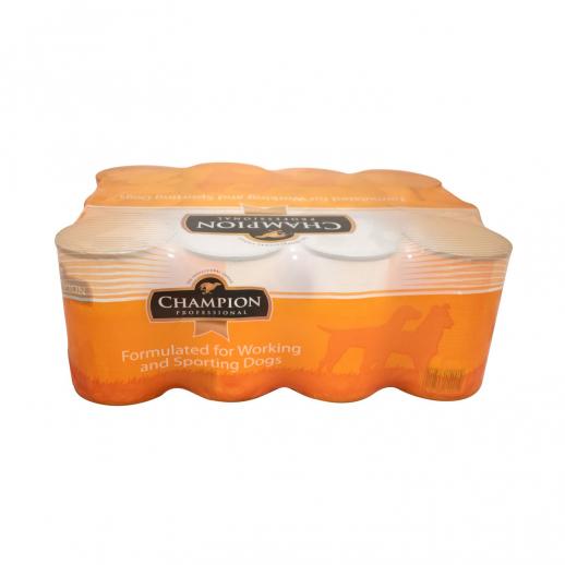  Champion Dog Food Tins - Yellow