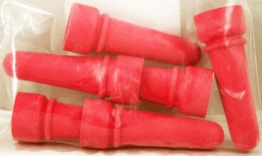  A/H 50330 Red Lamb Bucket Teats 6 Pack