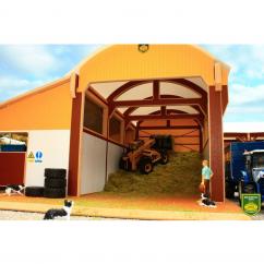 Brushwood Premium Dutch Barn Silage Clamp with Cubicle House image