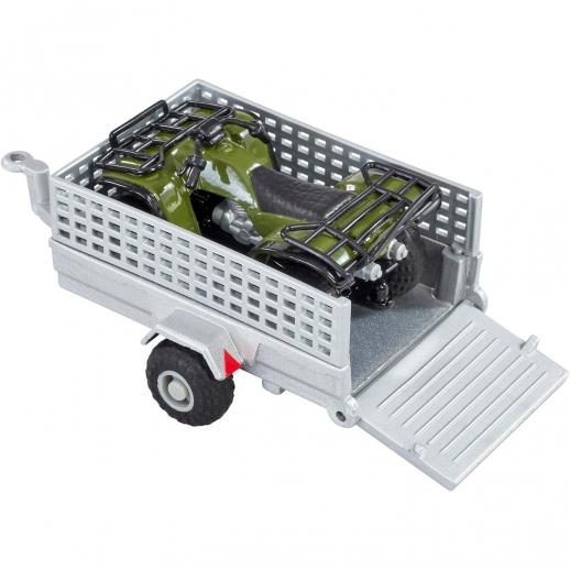  Britains 43358 Quad Bike and Trailer Set