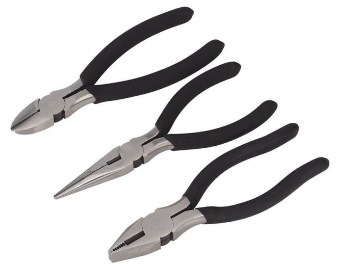  Siegen Tools 3pc Plier Set 
