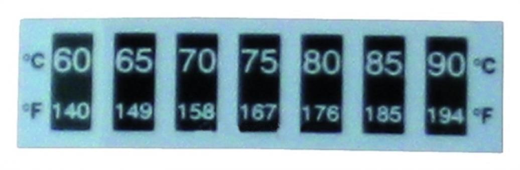  Stick On Thermochromic Liquid Crystal Thermometer TH23