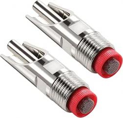 Wet Feeding Nipple with Ball Seal, Stainless Steel, Low Pressure image