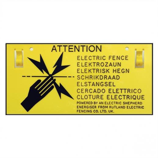  Rutland Electric Fence Warning Signs 
