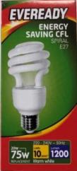 Energy Saving Spiral 75w Bulb  image