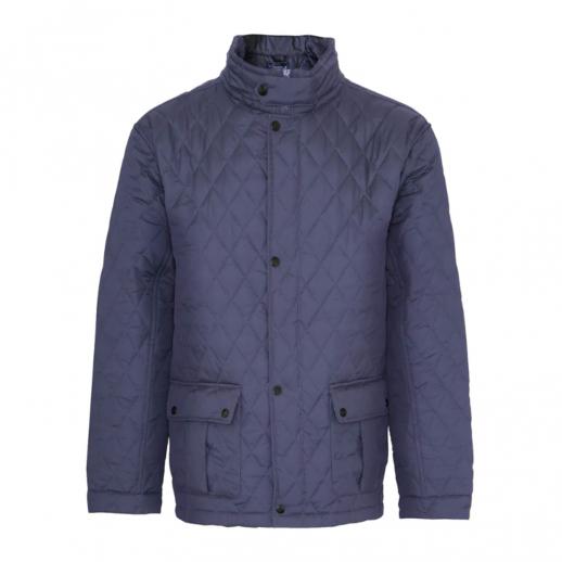  Champion Padstow Mens Diamond Quilted Jacket Navy 