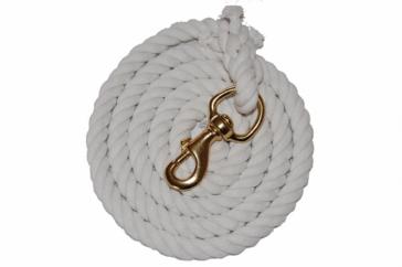 Deluxe White Cotton Lead Rope  image