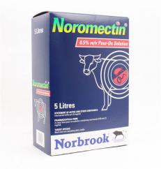 Noromectin 0.5% w/v Pour-On Solution for Cattle image