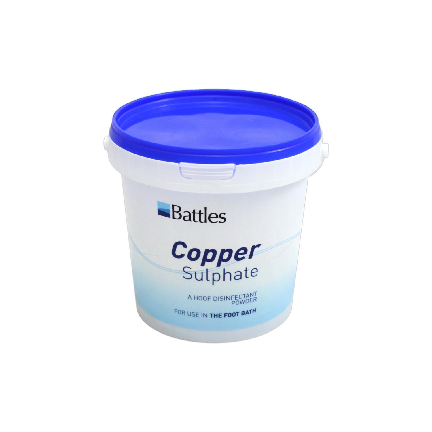 Buy Battles Copper Sulphate 1kg from Fane Valley Stores Agricultural