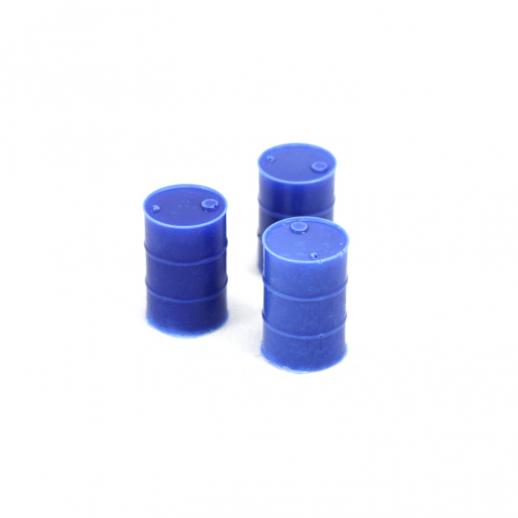  Brushwood Set of 3 Blue Barrels