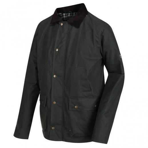  Regatta RMN161 Mens Country Wax Jacket Green