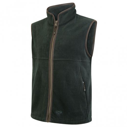  Hoggs Stenton Mens Fleece Gilet Pine Green 
