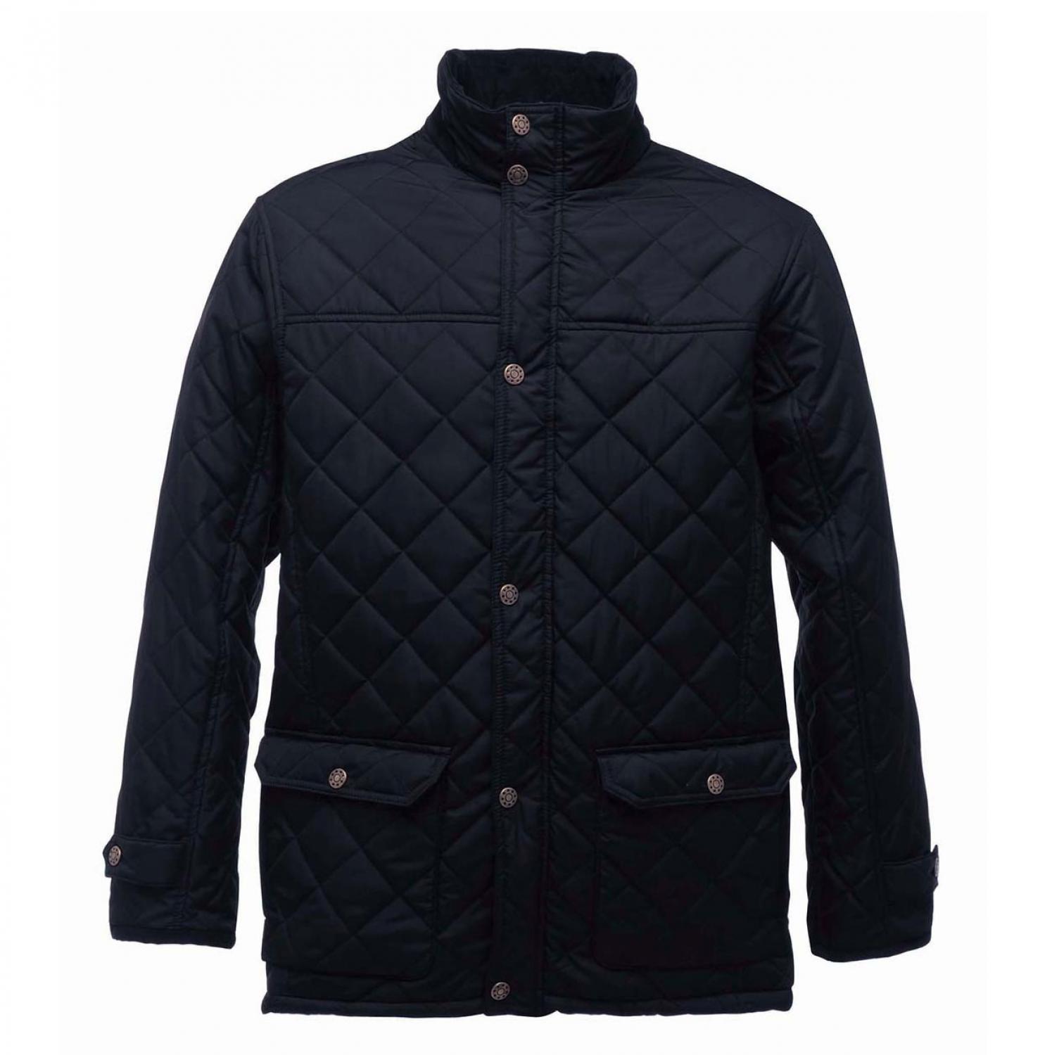 Buy Regatta Tyler Quilted Black Jacket from Fane Valley Stores ...