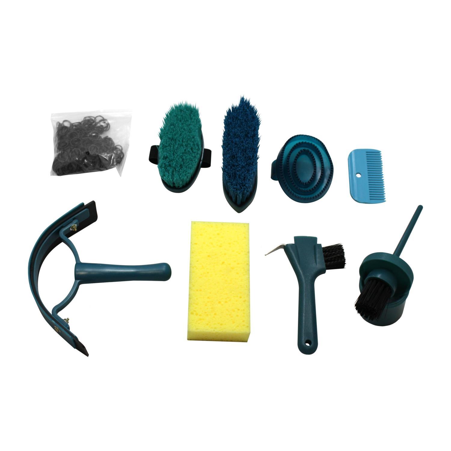 Roma Ultimate 10 Piece Grooming Kit Teal 