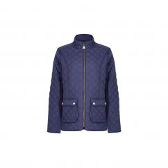 Champion Wisley Ladies Diamond Quilted Jacket in Navy  image