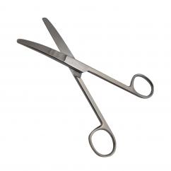 Stainless Steel Rounded End Curved Scissors  image