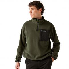 Regatta RMA604 Frankie Mens Half Zip Fleece Dark Khaki image