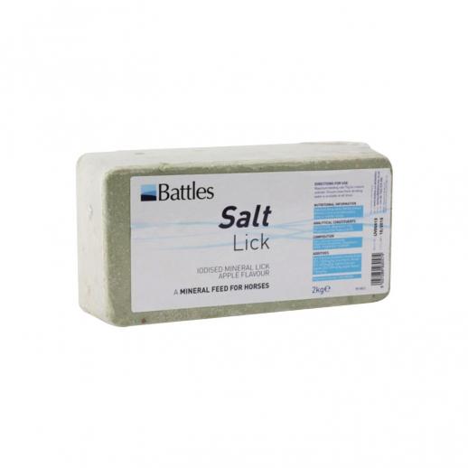  Apple Iodised Salt Lick Block 2Kg