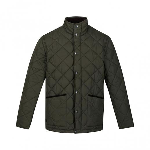  Regatta RMN168 Londyn Mens Diamond Quilted Jacket Green