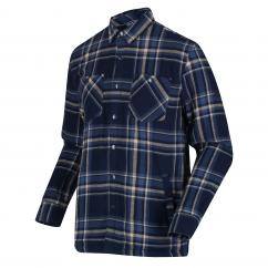 Regatta RMS155 Thamos Mens Check Shirt Navy  image