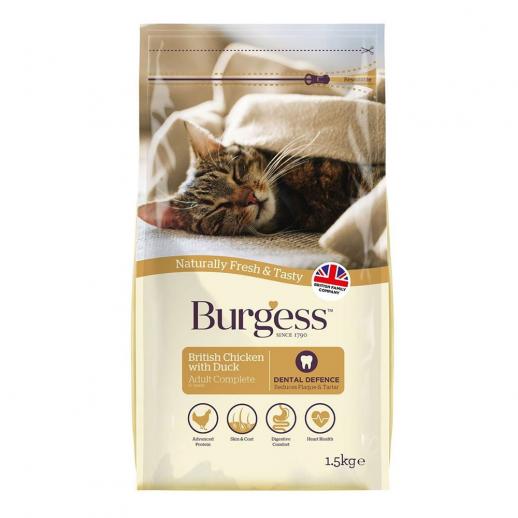  Burgess British Chicken with Duck Dry Cat Food 