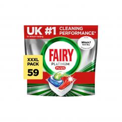Fairy Platinum Dishwasher Tablets 59 Pack image