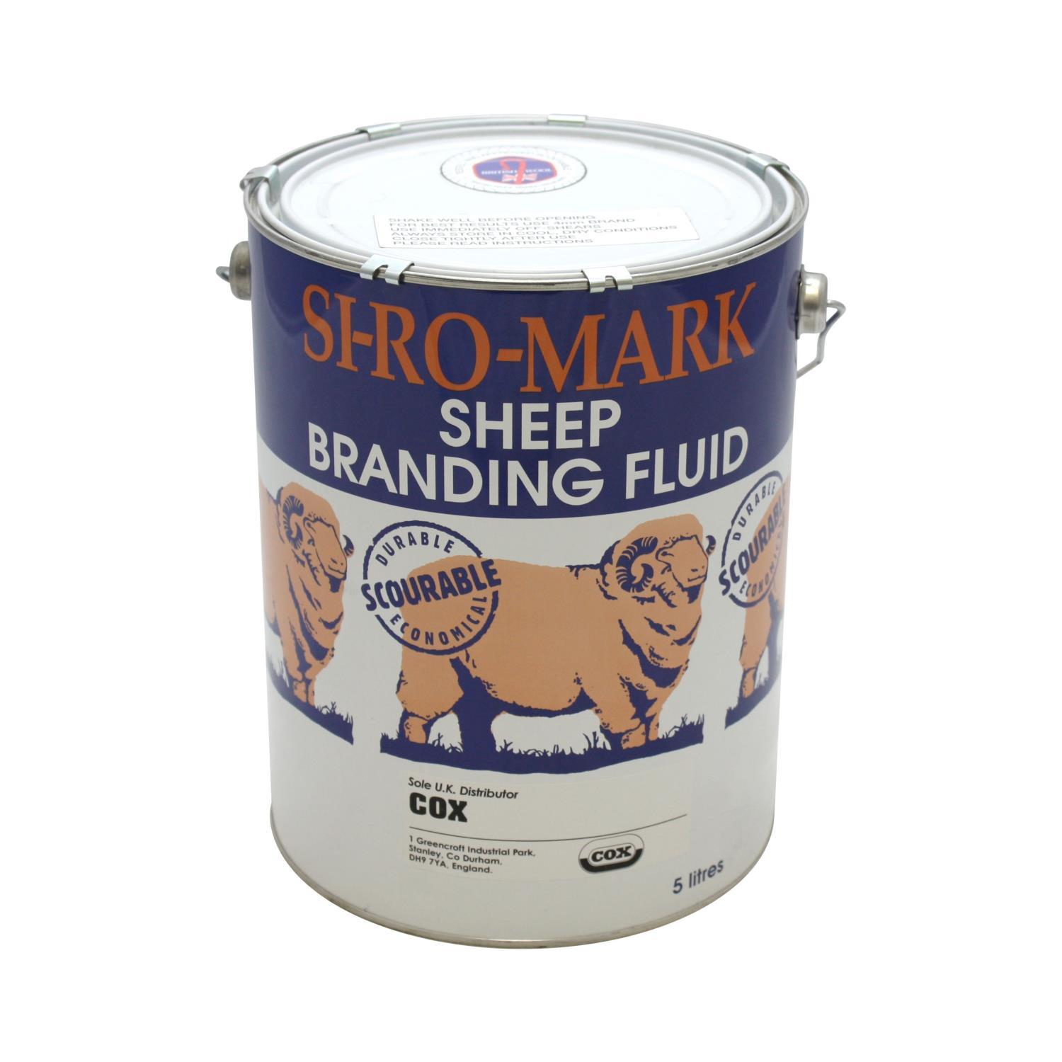 Buy Siro Mark Sheep Branding Fluid Orange 5l From Fane Valley Stores Agricultural Supplies